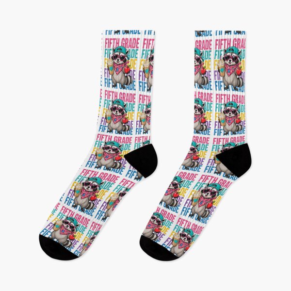 Item preview, Funny Back to School Raccoon Feral Fifth Grade 5th Grader designed and sold by BornBorn.
