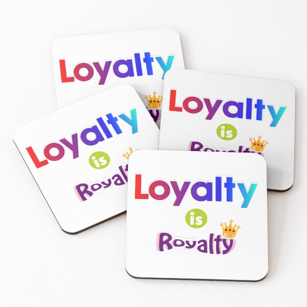 Item preview, Loyalty is Royalty, Motivational Typography T-shirt Design designed and sold by T2T-ees.