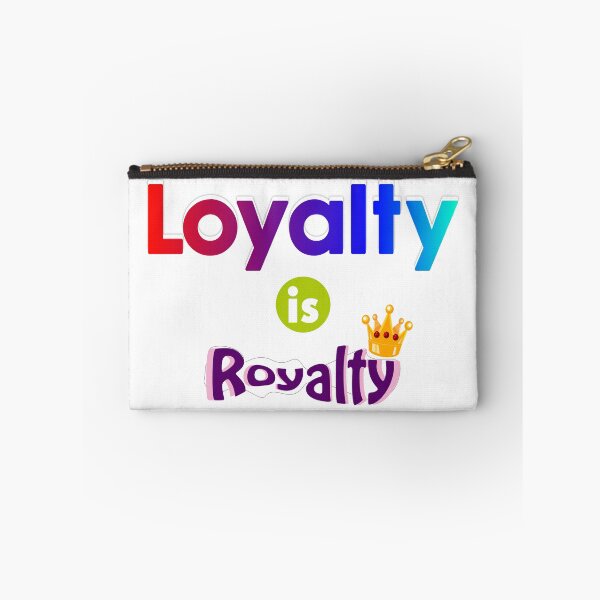 Item preview, Loyalty is Royalty, Motivational Typography T-shirt Design designed and sold by T2T-ees.