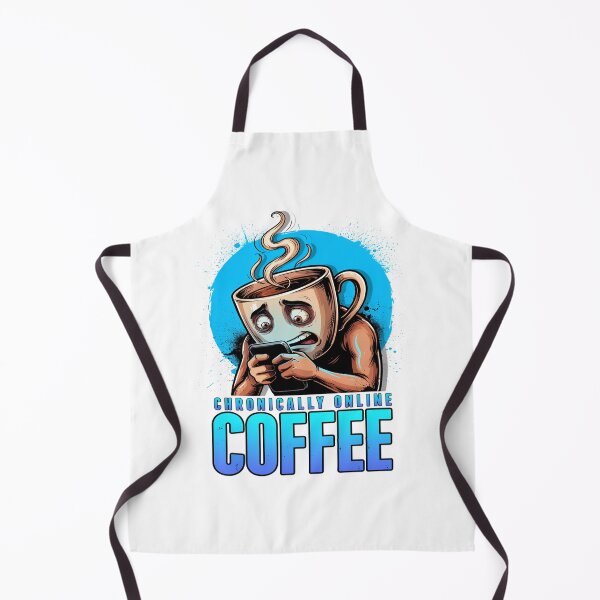 Item preview, Chronically Browsing Coffee Phone Character designed and sold by ColeLaniTrading.