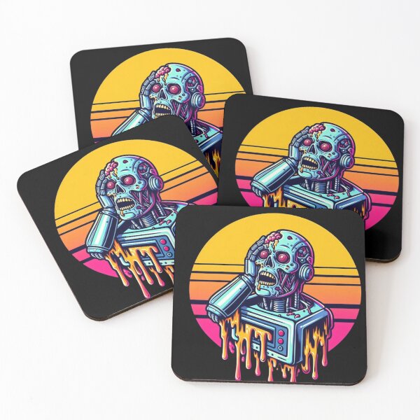 Item preview, Robot zombie retro designed and sold by Shirtabell.