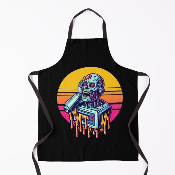 Item preview, Retro zombie robot designed and sold by Shirtabell.