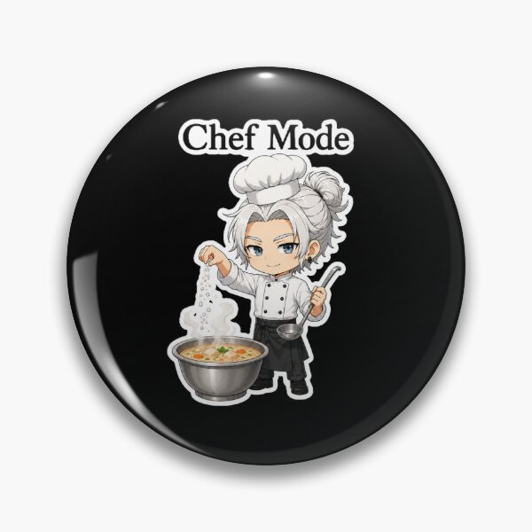 Item preview, Copy of Cute Anime Chef Mode Cooking Soup - Funny Foodie Gift.Black version. designed and sold by House of Rein.