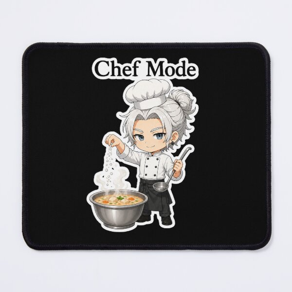 Item preview, Copy of Cute Anime Chef Mode Cooking Soup - Funny Foodie Gift.Black version. designed and sold by House of Rein.