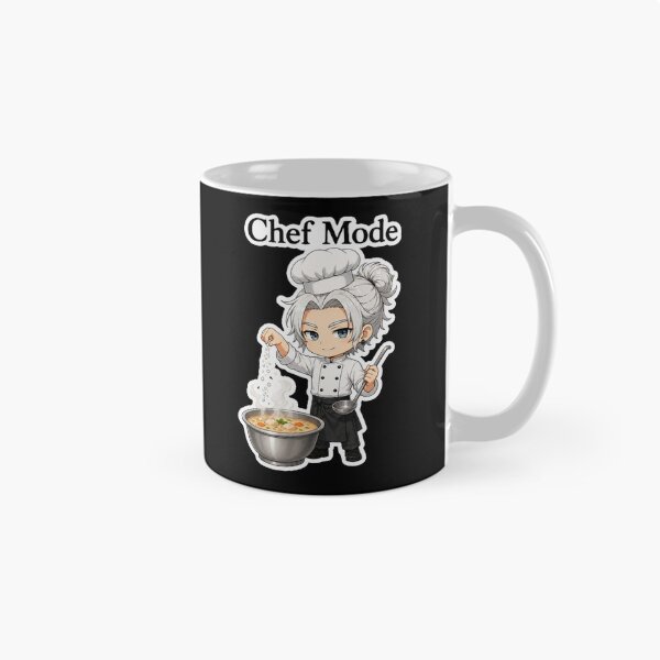 Item preview, Copy of Cute Anime Chef Mode Cooking Soup - Funny Foodie Gift.Black version. designed and sold by House of Rein.