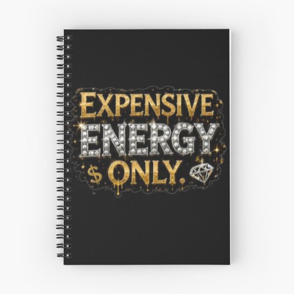 Item preview, Expensive Energy Only Gold Drip - Luxury Glam Quote Sticker designed and sold by Scro-Ciob-Shop.