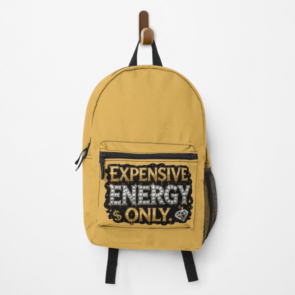 Item preview, Expensive Energy Only Gold Drip - Luxury Glam Quote Sticker designed and sold by Scro-Ciob-Shop.
