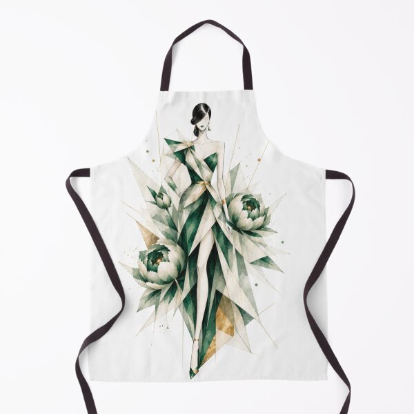 Item preview, Luxury Cubism Fashion Illustration. Peonies. designed and sold by NewtBoo.