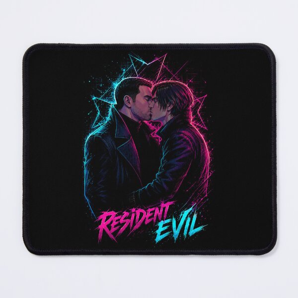 Item preview, Resident Evil - Leon X Chris Redfield Neon Cyberpunk designed and sold by DrFumaStone.