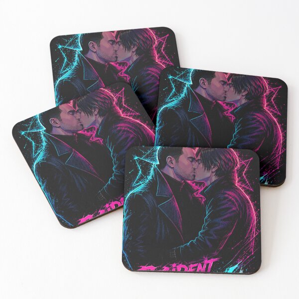 Item preview, Resident Evil - Leon X Chris Redfield Neon Cyberpunk designed and sold by DrFumaStone.