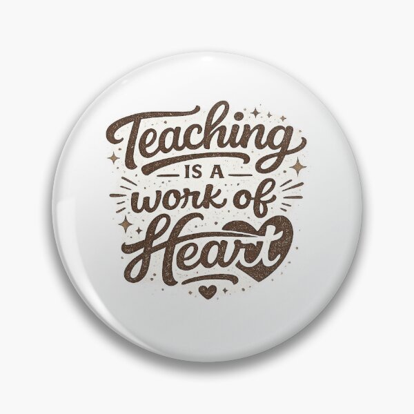 Item preview, Teaching Is A Work Of Heart Minimal Teacher Design designed and sold by brighiinfo.