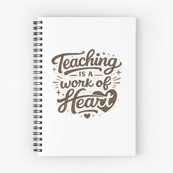 Item preview, Teaching Is A Work Of Heart Minimal Teacher Design designed and sold by brighiinfo.
