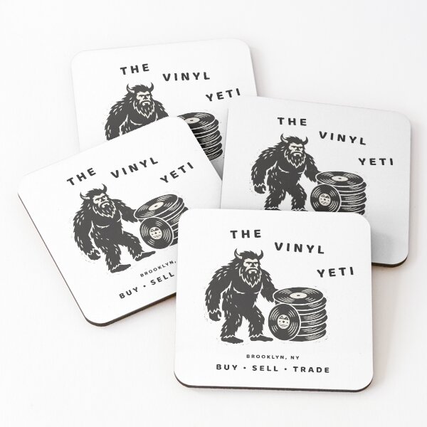 Item preview, The Vinyl Yeti – Vintage Record Store T-Shirt designed and sold by Klevertee.