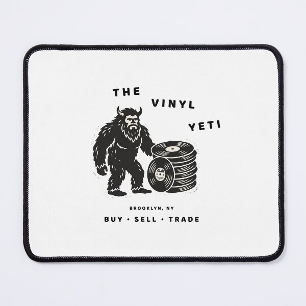 Item preview, The Vinyl Yeti – Vintage Record Store T-Shirt designed and sold by Klevertee.