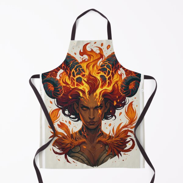 Item preview, Phoenix Ram Goddess designed and sold by MythicMood.