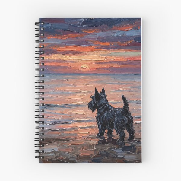 Item preview, Beach Night - Scottie designed and sold by AjaTrier.