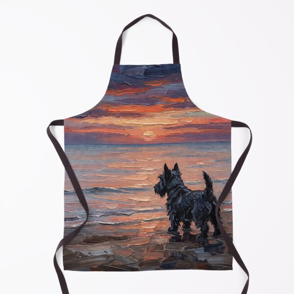 Item preview, Beach Night - Scottie designed and sold by AjaTrier.