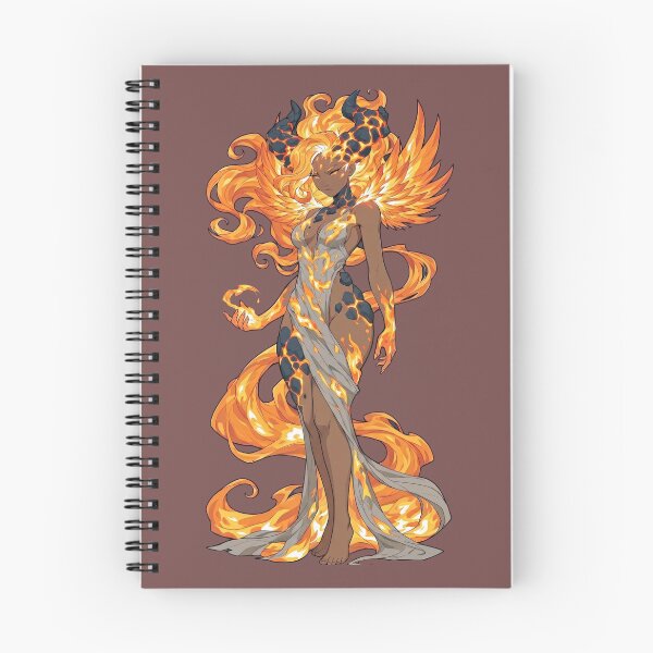 Item preview, Phoenix Goddess Spirit of Eternal Flame Fantasy Fire Art designed and sold by MythicMood.