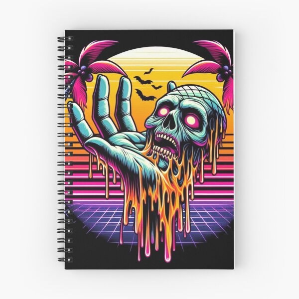 Item preview, Retro zombie skull designed and sold by Shirtabell.
