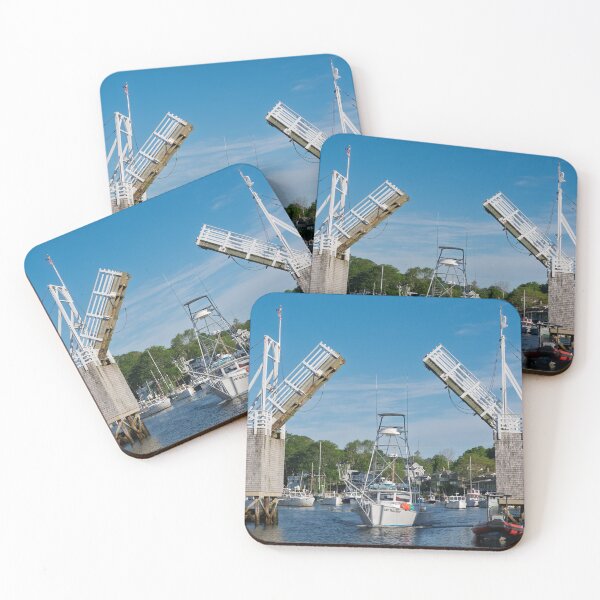 Item preview, Drawbridge and Boats in Harbor designed and sold by Gerard Fornarotto.
