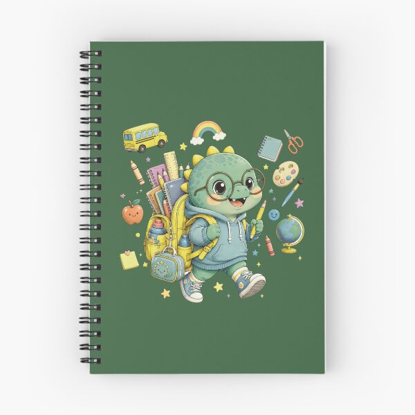Item preview, Cute Dinosaur with School Backpack designed and sold by Artishal.