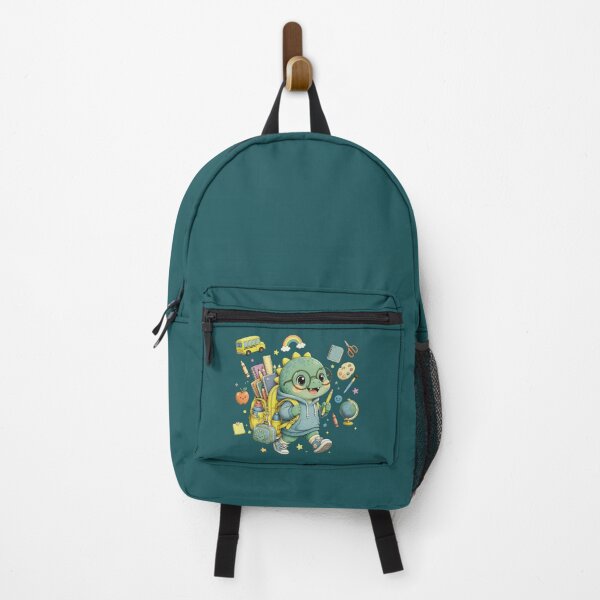 Item preview, Cute Dinosaur with School Backpack designed and sold by Artishal.