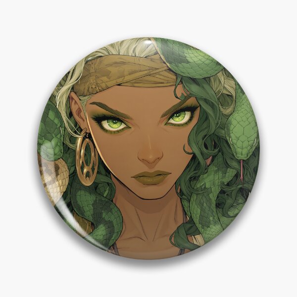 Item preview, Medusa Queen Greek Mythology Fantasy Art designed and sold by MythicMood.