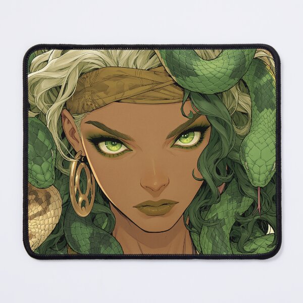 Item preview, Medusa Queen Greek Mythology Fantasy Art designed and sold by MythicMood.