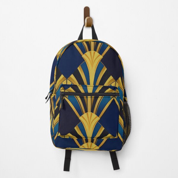 Item preview, Royal Blue And Golden Elegant Art Deco Pattern designed and sold by DEC02.