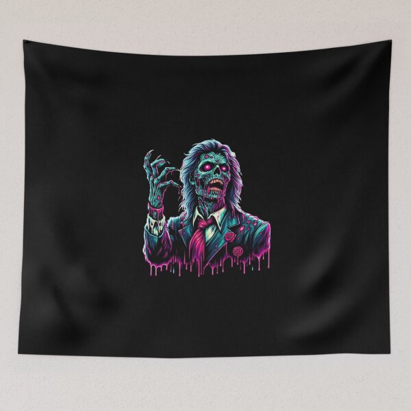 Item preview, retro suit zombie designed and sold by Shirtabell.