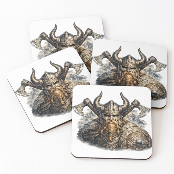 Item preview, Nordic Viking Helmet Scandinavian Heritage Artwork designed and sold by NovaMoodCo.