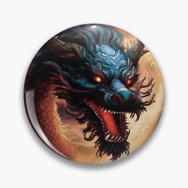 Item preview, Vibrant Asian Dragon Emerging from Cosmic Storm designed and sold by Neural Dream.