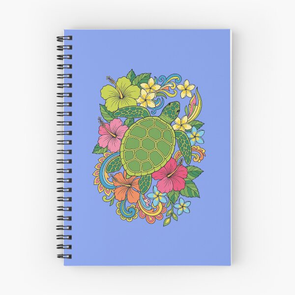 Item preview, Summer Turtle Hawaiian Floral designed and sold by Windmill Wildflowers.