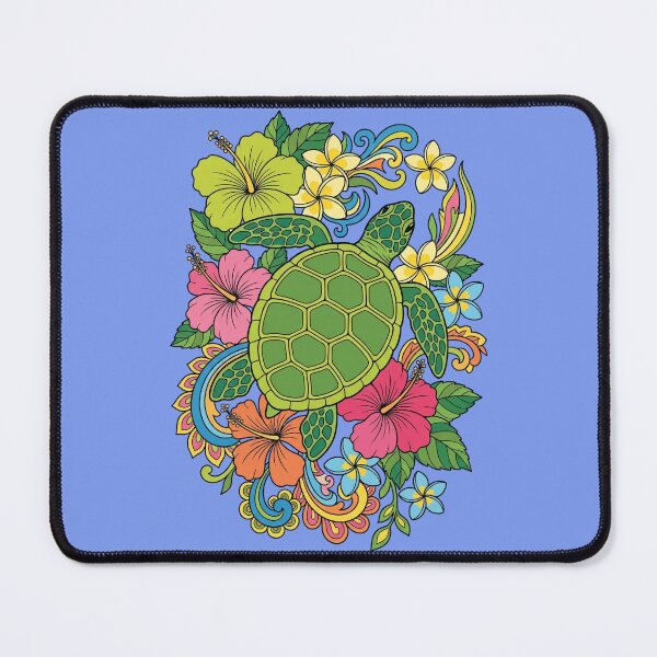 Item preview, Summer Turtle Hawaiian Floral designed and sold by Windmill Wildflowers.
