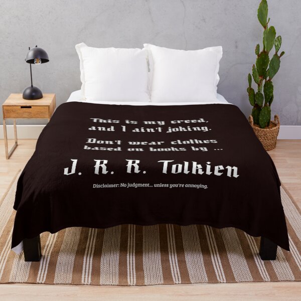 Item preview, Tolkien Fashion Warning - Don't Wear Clothes Based on Books by J. R. R. Tolkien designed and sold by kjson1.