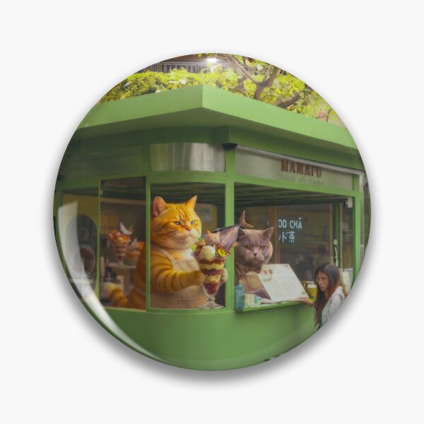 Item preview, Surreal Street Photography: Cat Barista and Customers designed and sold by PorfileJ.