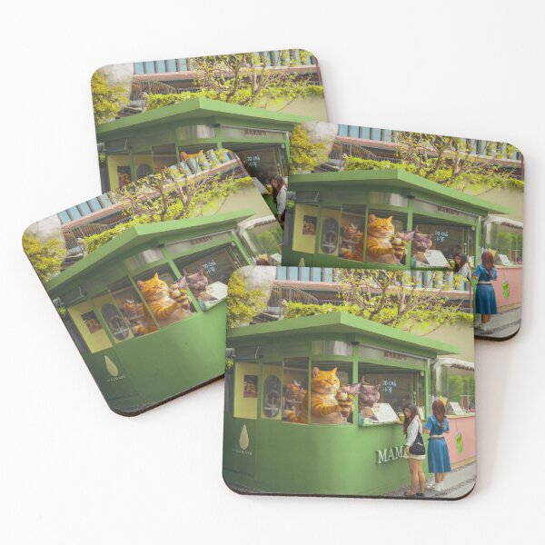 Item preview, Surreal Street Photography: Cat Barista and Customers designed and sold by PorfileJ.