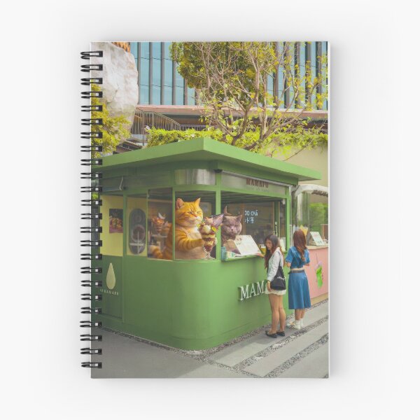Item preview, Surreal Street Photography: Cat Barista and Customers designed and sold by PorfileJ.