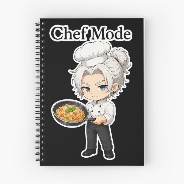 Item preview, Copy of Cute Anime Chef Mode Past.Black version. designed and sold by House of Rein.