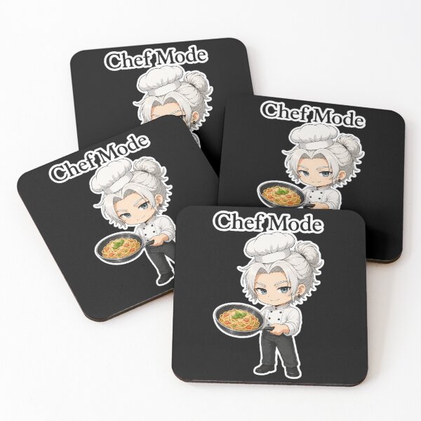 Item preview, Copy of Cute Anime Chef Mode Past.Black version. designed and sold by House of Rein.