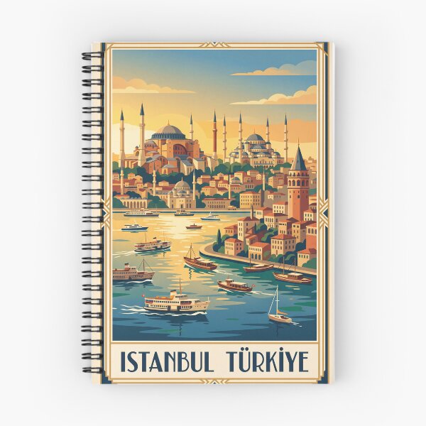 Item preview, Istanbul Turkey Vintage Travel Poster designed and sold by Bomax121.