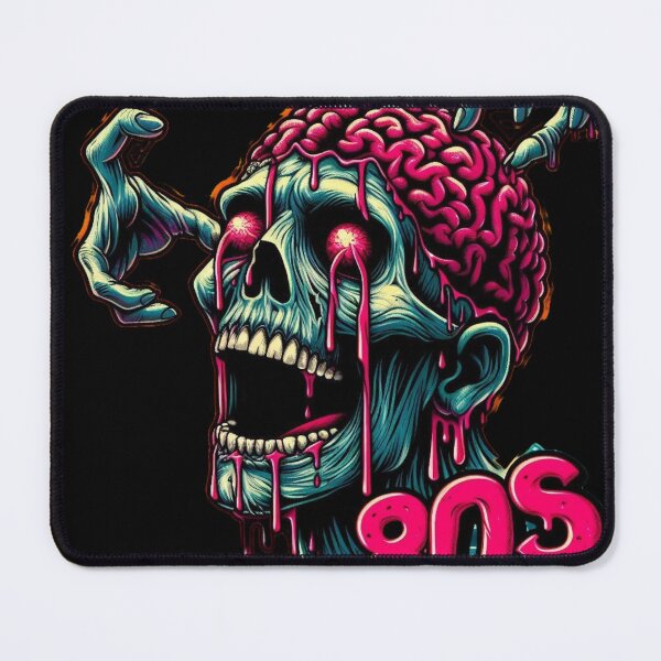Item preview, Retro zombie skull designed and sold by Shirtabell.