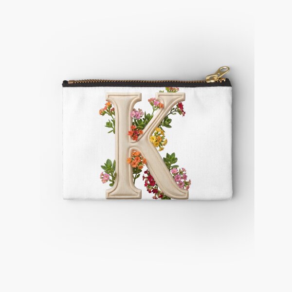 Item preview, Botanical Floral Letter K Monogram designed and sold by Helenaphotoart.
