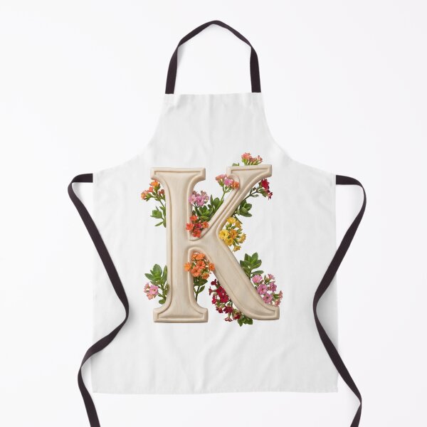 Item preview, Botanical Floral Letter K Monogram designed and sold by Helenaphotoart.
