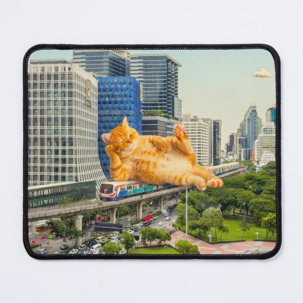 Item preview, Feline Skytrain Siesta designed and sold by PorfileJ.