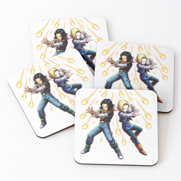 Item preview, Android 17 & 18 Dual Attack DBZ  designed and sold by FreakNRetro.
