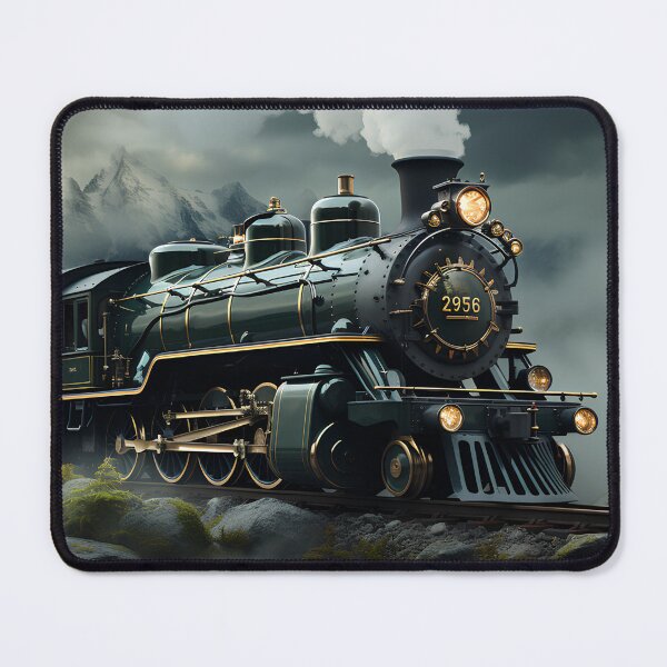 Item preview, Classic Steam Locomotive - Vintage Train Art designed and sold by Raloel Art.