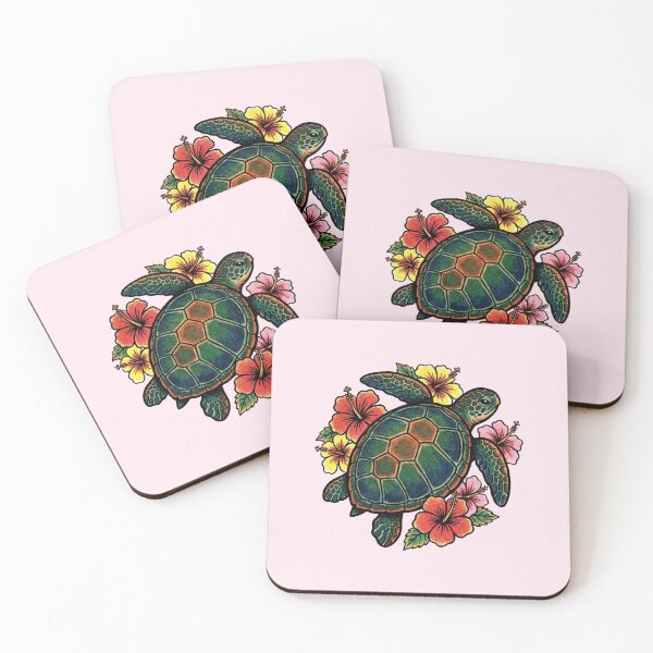 Item preview, Turtle Hawaiian Floral designed and sold by Windmill Wildflowers.