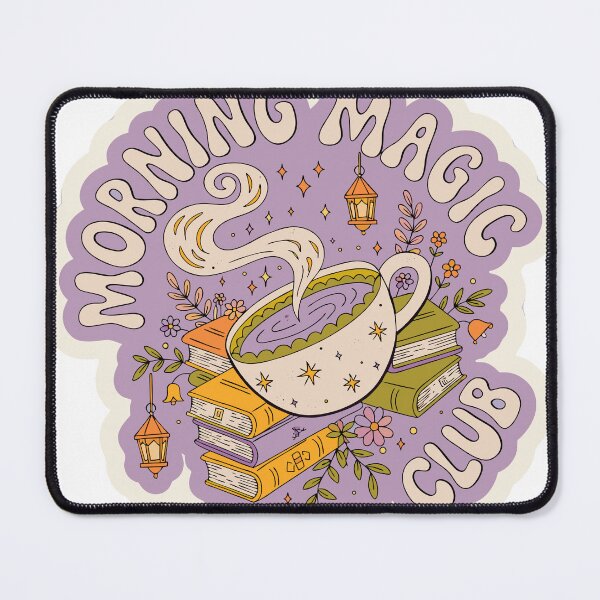 Item preview, Morning Magic Club Coffee Sticker  designed and sold by inkfusionhub99.