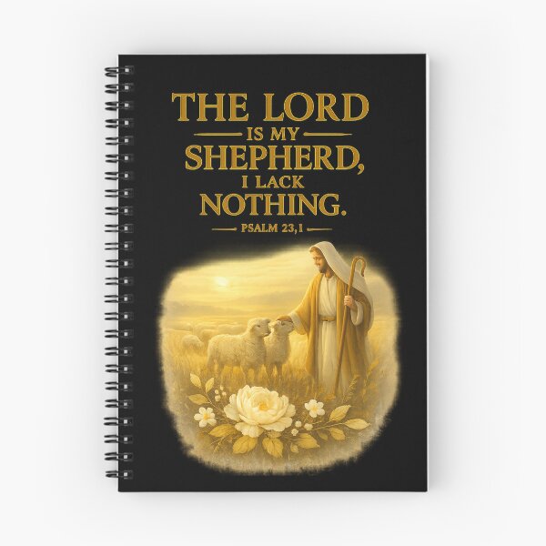 Item preview, I Lack Nothing | Psalm 23:1 Faith-Inspired Christian Design designed and sold by KINGDOM GOLD STUDIO.